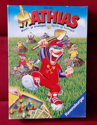Mathias muisti ja arvailupeli. Ravensburger peli