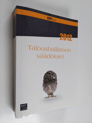 Taloushallinnon säädökset 2012