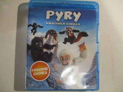 BLU-RAY PYRY VALKOINEN GORILLA