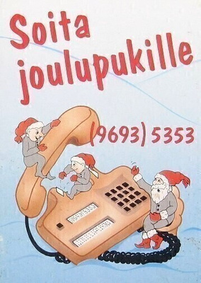 Soita joulupukille postikortti