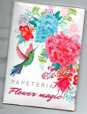 KAUNIS °°FLOWER MAGIC° -KIRJEPAPERIT & KUORET SETTI