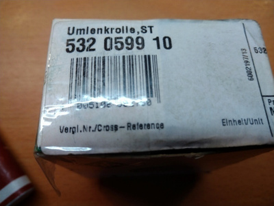 Fiat, Mitsubishi hammashihnan ohjainrulla INA 532 0599 10