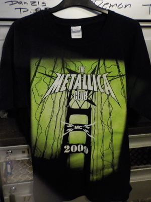 METALLICA - THE METALLICA CLUB 2009 T-PAITA KOKO L (W)