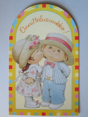 KULKEMATON ONNITTELUKORTTI MOREHEAD INC. KARTO