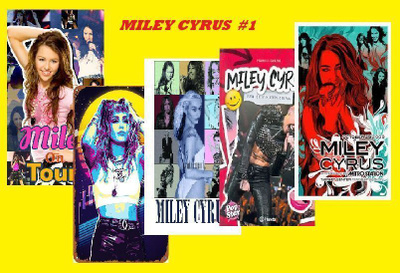 MILEY CYRUS --- julistesetti 5kpl --- 21cm x 30cm #1