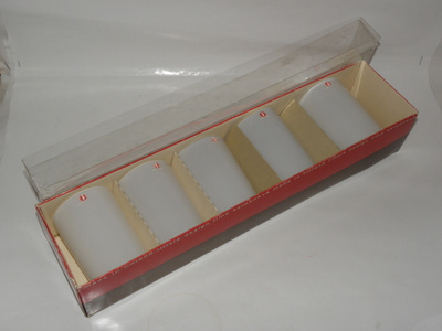 IITTALA SARPANEVA OPAALI LASI, 5 kpl