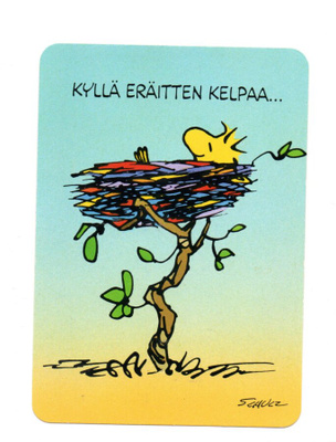 "°KYLLÄ ERÄITTEN KELPAA...°" -KORTTI /(Kaustinen...Tenavat)