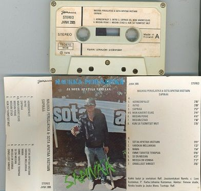 Maukka Perusjätkä & Sota Apatiaa Vastaan Säpinää Kasetti1979
