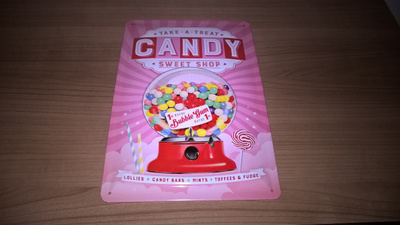 Candy - kyltti - 20 x 30 cm