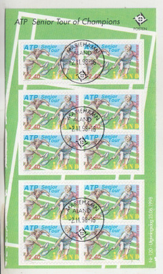 Åland 1998 Tennis arkki loistoleimalla.