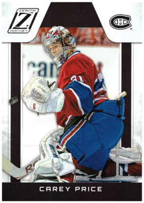 Mv CAREY PRICE Canadiens 10-11 Zenith #228 5 x 7"