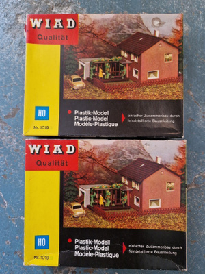 Pienoisrautatie vintage rakennus Wiad HO 1019B
