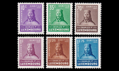 Luxemburg 284-9 * Lastenapu (1935)
