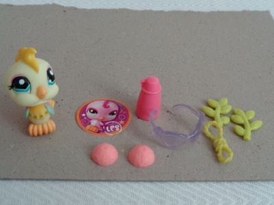 Littlest Pet Shop Lintu + tavarat