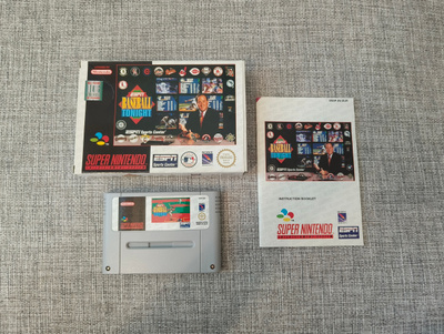 SNES: ESPN Baseball Tonight (CIB, Suomiohjeet)