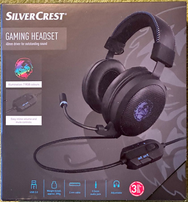 Silvercrest Gaming Headset - pelikuulokkeet