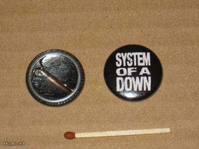 System Of A Down rintanappi 1" (m1)