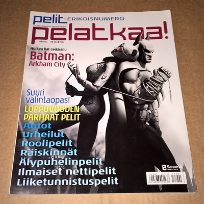 PELIT LEHTI PELIT ERIKOISNUMERO 10B / 2011 PELATKAA