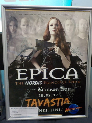 EPICA TAVASTIA KEIKKAJULISTE +  5 X NIMMARIT KEHYKSISSÄ (W)