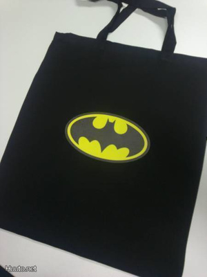 Batman Logo kangaskassi musta