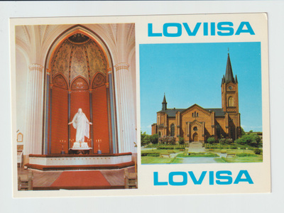 Postikortti, LOVIISA, kirkko