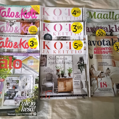 Lehtiä 10 kpl
