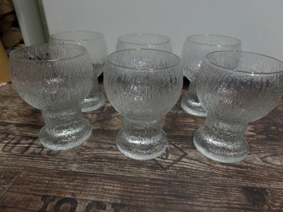 Iittala Timo Sarpaneva Ölkky olutlasit 6 kpl