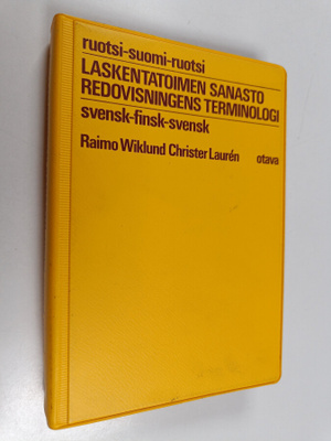 Raimo Wiklund : Laskentatoimen sanasto : ruotsi - suomi -...