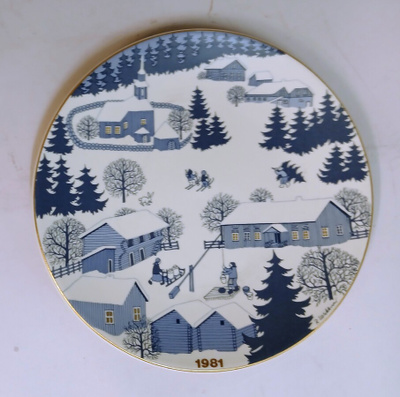 Arabia, Raija Uosikkinen, Joululautanen 1981