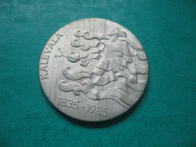 50 mk hopea juhlaraha Kalevala - 1985