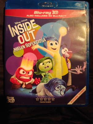 Inside Out - Mielen Sopukoissa (2015) 3D Blu-ray Suomijulk.
