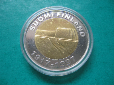 25 mk juhlaraha Itsenäisyys 80 v. - 1997