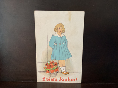 Postikortti Hyvää joulua! 1930-luku