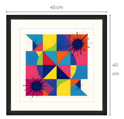 Uusi uniikki Pop art print taulu 40 cm x 40 cm