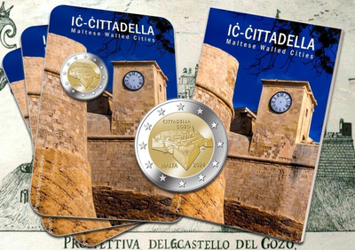** MALTA 2€ 2024 Cittadella kansiossa **