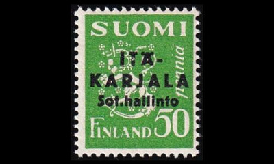 IK_1 ** Itä-Karjala 50p musta lisäp (1941)