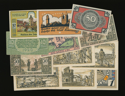 Saksa Notgeld 12 kpl, erä 16
