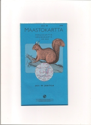 Maastokartta 1:20 000 Jaatila