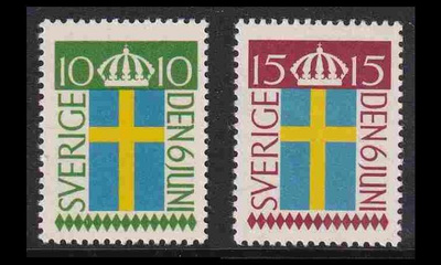 Ruotsi 404-5 ** Lippu 50v (1955)