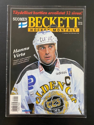 Suomen Beckett 9/1996 kannessa Hannu Virta