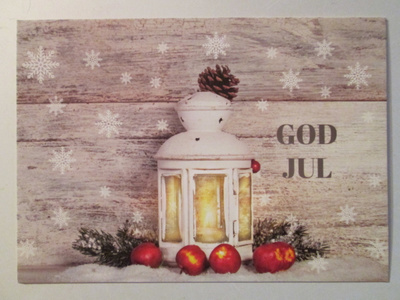 KULKEMATON JOULUKORTTI ELIASSON GOD JUL