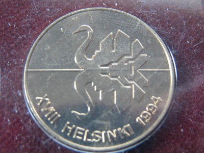 Rahapaja Oy. XVIII Helsinki 1994. Jetoni