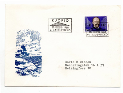Kuopio: VI taideviikko (erikoisleima  20.10.1968)