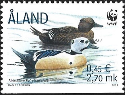 Åland 2001 ÅV 9  WWF Allihaahka  2,70 mk ** LaPe 185
