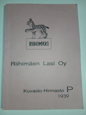 Riihimäen Lasi Oy Kuvasto-Hinnasto P