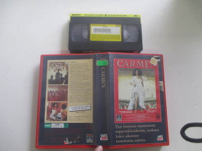 CARMEN - vanha vhs video v 1988