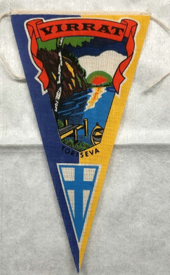 Virrat Toriseva pieni vintage matkailuviiri