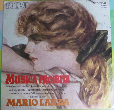 MARIO LANZA  ::  MUSICA PROIBITA  ::  VINYYLI  LP     ITALY