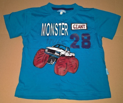 LASTEN T-PAITA KOKO 110 MINI STARS MONSTER
