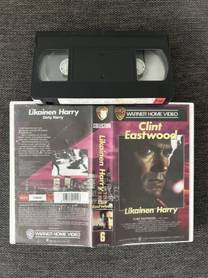 Likainen Harry - Dirty Harry 1971 Warner VHS FI